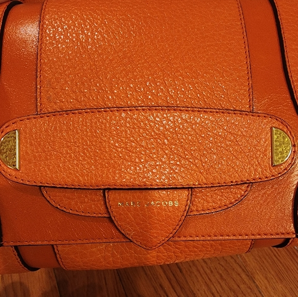 EUC Marc Jacobs Orange Thompson Satchel Handbag - Picture 4 of 6
